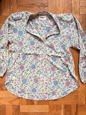 EUC Pietsie Floral BOHO Shirt Medium